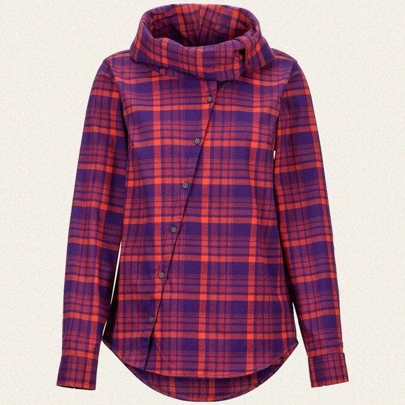 Marmot  Aldasoro Lightweight Flannel Shirt - Women’s M - Picture 2 of 6